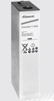 EnerSol T 880, Закрытые малообслуживаемые аккумуляторные батареи блочного исполнения